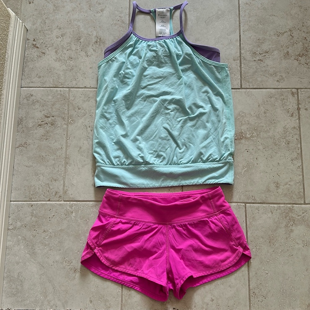 Ivivva athletics girls lululemon outfit set